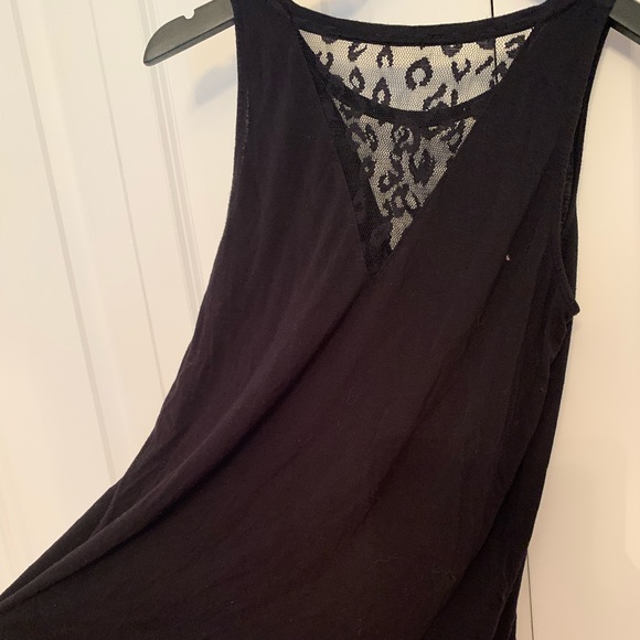 Black camisole leopard lace - Picture 3 of 3